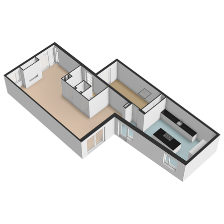 Floorplan - Molengang 10, 2636 JE Schipluiden