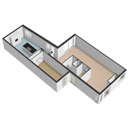 Floorplan - Molengang 10, 2636 JE Schipluiden