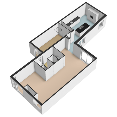 Floorplan - Molengang 10, 2636 JE Schipluiden