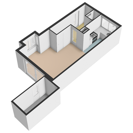 Floorplan - Korenmaat 1, 2636 JG Schipluiden