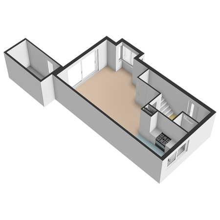 Floorplan - Korenmaat 1, 2636 JG Schipluiden