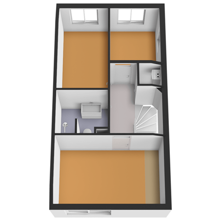 Floorplan - Korenmaat 1, 2636 JG Schipluiden