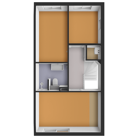 Floorplan - Korenmaat 1, 2636 JG Schipluiden