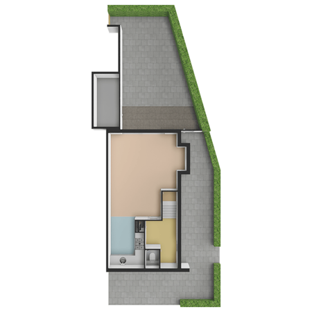 Floorplan - Korenmaat 1, 2636 JG Schipluiden