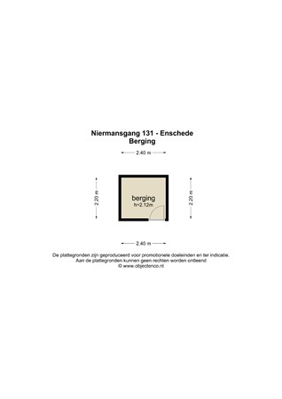 Plattegrond - Niermansgang 131, 7514 DN Enschede - 115294_BR.jpg