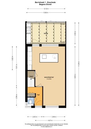 Plattegrond - Berriehoek 1, 7546 JK Enschede - 120486_BG.jpg