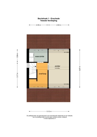 Plattegrond - Berriehoek 1, 7546 JK Enschede - 120486_TV.jpg