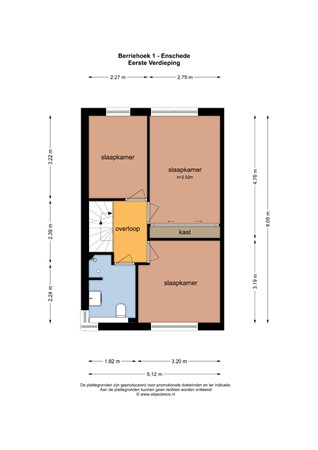 Plattegrond - Berriehoek 1, 7546 JK Enschede - 120486_EV.jpg