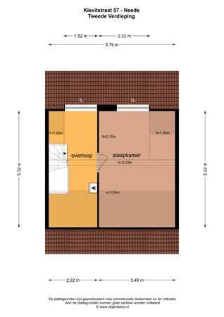 Plattegrond - Kievitstraat 57, 7161 JB Neede - 123136_TV.jpg