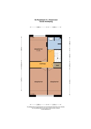 Plattegrond - De Roodstaart 13, 7671 VN Vriezenveen - 123314_EV.jpg