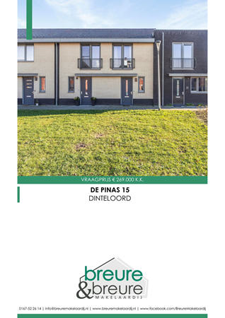 Brochure preview - De Pinas 15, 4671 DX DINTELOORD (1)