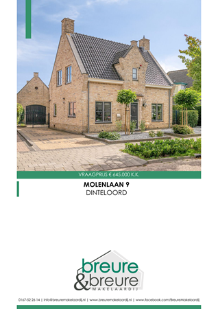 Brochure preview - Molenlaan 9, 4671 JC DINTELOORD (1)