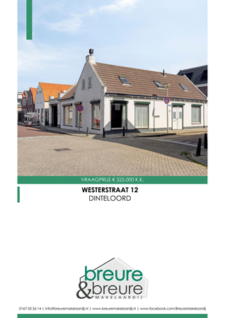 Brochure preview - Westerstraat 12, 4671 CJ DINTELOORD (1)