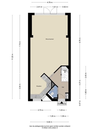 Hamermolen 17, 4671 JG Dinteloord - 189150601_1680887_hamer_begane_grond_first_design_20260907_9673fd.jpg