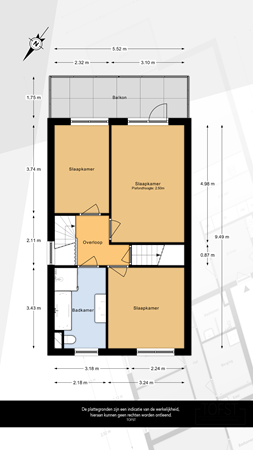 Spaansezoom 34, 2912 GD Nieuwerkerk aan den IJssel - 158082801_spaansezoom_34_1e_verdieping_1e_verdieping_20240530_e7f044.png