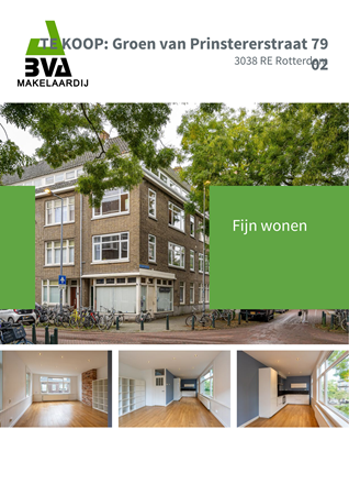 Brochure preview - Groen van Prinstererstraat 79-02, 3038 RE ROTTERDAM (1)