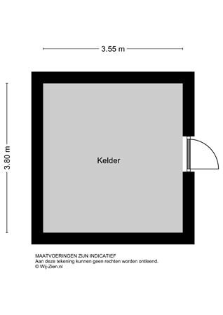 Kraaihoek 20, 3354 XN Papendrecht - Plattegrond 2D - Kelder - Kraaihoek 20 te Papendrecht.jpeg