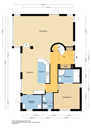 Lekdijk 322, 2957 CM Nieuw-Lekkerland - Plattegrond BG - 2D - Lekdijk 322 te Nieuw-Lekkerland.jpg