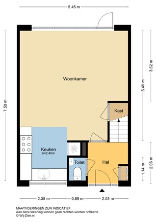 Banjohof 29, 2992 NA Barendrecht - Plattegrond - BG - 2D - Banjohof 29 te Barendrecht.jpg