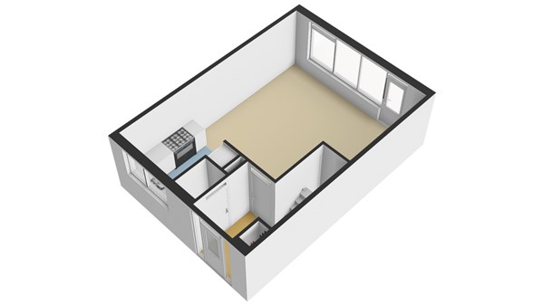 Banjohof 29, 2992 NA Barendrecht - Plattegrond - BG - 3D - Banjohof 29 te Barendrecht.jpg