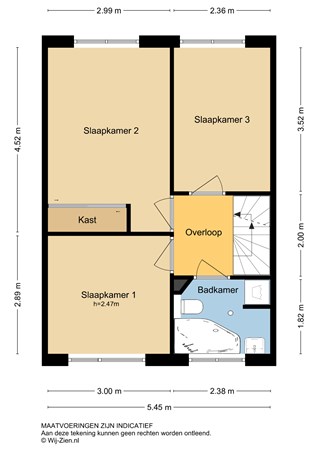 Banjohof 29, 2992 NA Barendrecht - Plattegrond - 1V - Banjohof 29 te Barendrecht.jpg