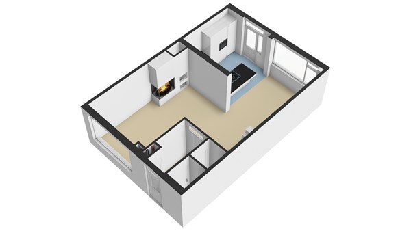 H.A. Lorentzstraat 5, 3356 BM Papendrecht - Plattegrond - BG - 3D - H.A. Lorentzstraat 5 te Papendrecht.jpg