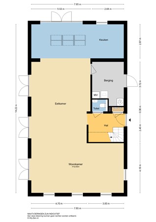 Couperusstraat 6A, 3319 RC Dordrecht - Plattegrond BG - 2D - Couperusstraat 6a te Dordrecht.jpg