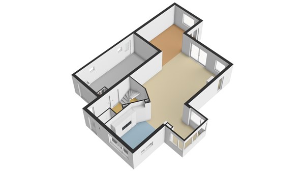 Ooievaar 7, 2957 NH Nieuw-Lekkerland - Plattegrond BG - 3D - Ooievaar 7 te Nieuw-Lekkerland.jpg