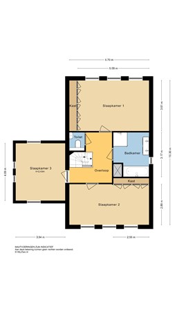 Ooievaar 7, 2957 NH Nieuw-Lekkerland - Plattegrond 1E - 2D - Ooievaar 7 te Nieuw-Lekkerland.jpg