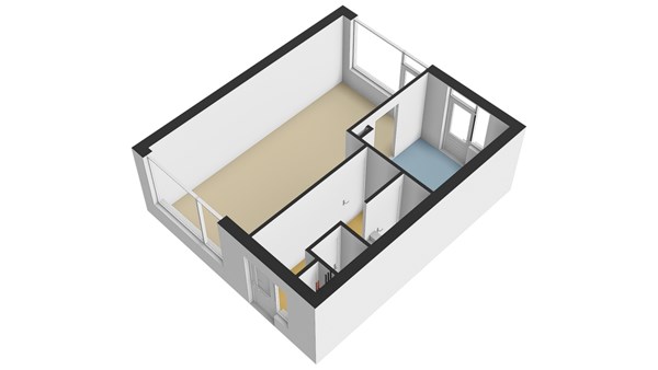 Troelstrastraat 62, 2953 BM Alblasserdam - Plattegrond 3D - BG - Troelstrastraat 62 te Alblasserdam.jpg