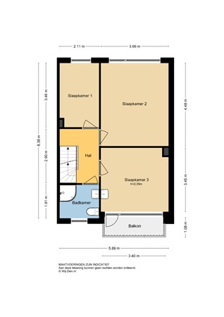 Zwanenvliet 60, 2959 CE Streefkerk - Plattegrond 1E - 2D - Zwanenvliet 60 te Streefkerk.jpg