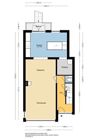 Westeind 212a, 3351 AS Papendrecht - Plattegrond BG - 2D - Westeind 212-A te Papendrecht.jpg