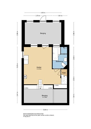 Westeind 212a, 3351 AS Papendrecht - Plattegrond ST - 2D - Westeind 212-A te Papendrecht.jpg