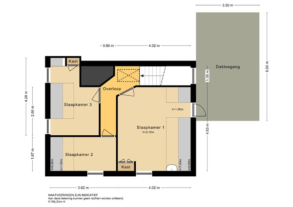 Molenstraat 157, 2961 AK Kinderdijk - Plattegrond 1E - 2D - Molenstraat 157 te Kinderdijk.jpg