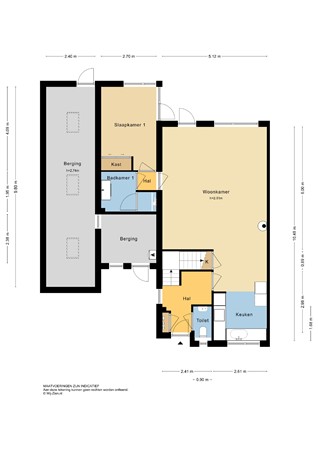 Planetenlaan 88, 2957 SN Nieuw-Lekkerland - Plattegrond BG - 2D - Planetenlaan 88 te Nieuw-Lekkerland.jpg