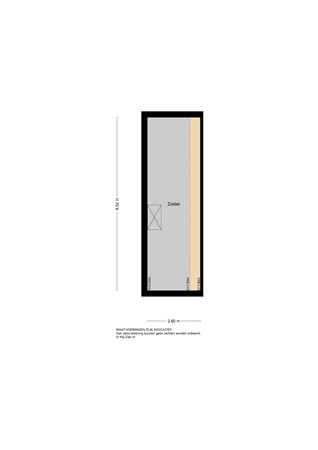 Planetenlaan 88, 2957 SN Nieuw-Lekkerland - Plattegrond 2E - 2D - Planetenlaan 88 te Nieuw-Lekkerland.jpg