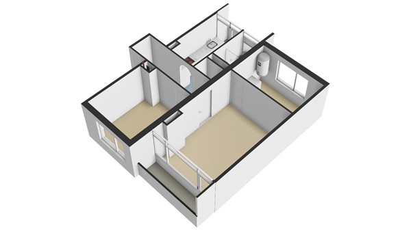 Mr. Kesperweg 42, 2982 RP Ridderkerk - Plattegrond appartement - 3D - Mr. Kesperweg 42 te Ridderkerk.jpg