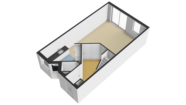 Lage Boezem 38, 2957 RD Nieuw-Lekkerland - Plattegrond BG - 3D - Lage Boezem 38 te Nieuw-Lekkerland.jpg