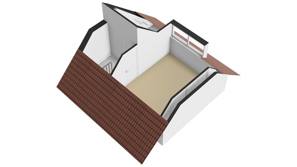 Thorbeckestraat 35, 2953 AP Alblasserdam - Plattegrond 2E - 3D - Thorbeckestraat 35 te Alblasserdam.jpg