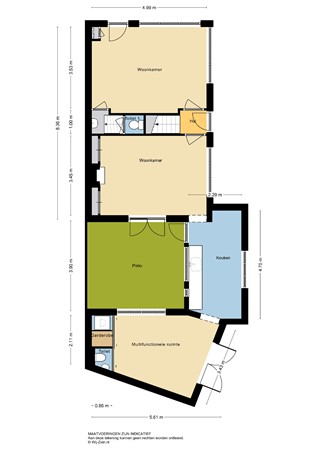 Kerkstraat 50, 2951 GK Alblasserdam - Plattegrond - BG - 2D - Kerkstraat 50 te Alblasserdam.jpg