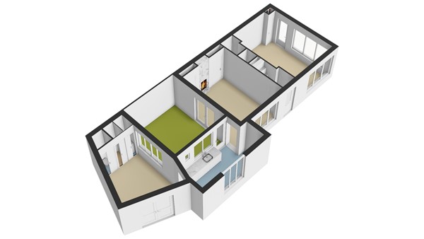 Kerkstraat 50, 2951 GK Alblasserdam - Plattegrond - BG - 3D - Kerkstraat 50 te Alblasserdam.jpg