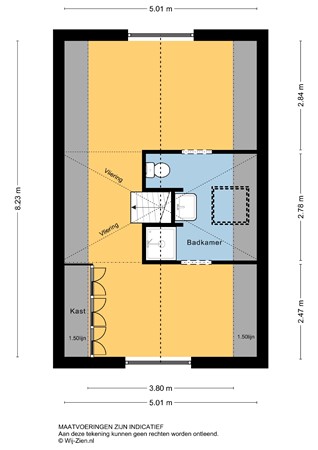 Kerkstraat 50, 2951 GK Alblasserdam - Plattegrond - 1E - 2D - Kerkstraat 50 te Alblasserdam.jpg