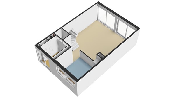 Groen van Prinstererstraat 43, 3354 BA Papendrecht - Plattegrond 3D - BG - Groen van Prinstererstraat 43 te Papendrecht.jpg