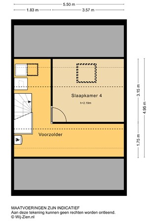 Groen van Prinstererstraat 43, 3354 BA Papendrecht - Plattegrond 2D - 2E - Groen van Prinstererstraat 43 te Papendrecht.jpg