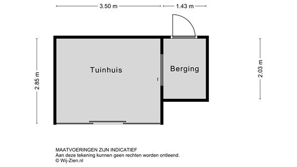 Zeelt 77, 2954 BK Alblasserdam - Plattegrond 2D - Berging - Zeelt 77 te Alblasserdam.jpg