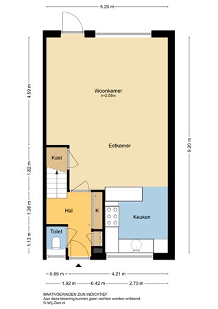 Spinbolmolen 41, 3352 TA Papendrecht - Plattegrond BG - 2D - Spinbolmolen 41 te Papendrecht.jpg