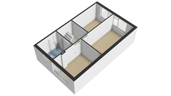 Spinbolmolen 41, 3352 TA Papendrecht - Plattegrond 1E - 3D - Spinbolmolen 41 te Papendrecht.jpg