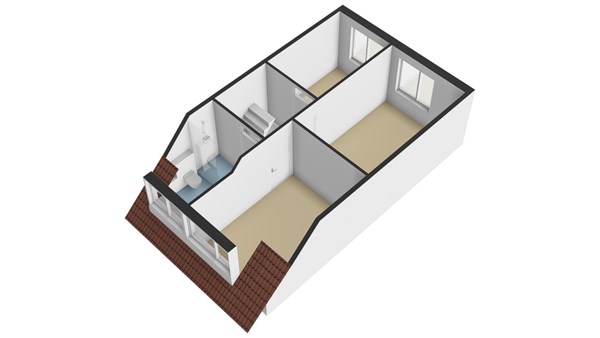 Kamgras 9, 2954 AB Alblasserdam - Plattegrond 1E - 3D - Kamgras 9 te Alblasserdam.jpg