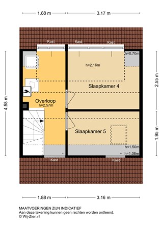 Kamgras 9, 2954 AB Alblasserdam - Plattegrond 2E - 2D - Kamgras 9 te Alblasserdam.jpg