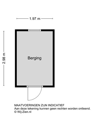 Kerkstraat 6A, 2951 GK Alblasserdam - Plattegrond BR - 2D - Kerkstraat 6-a te Alblasserdam.jpg